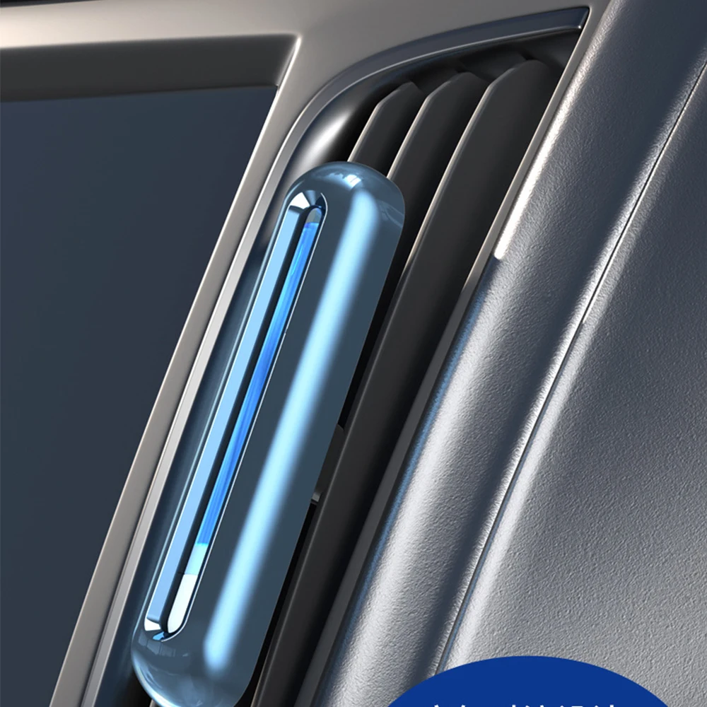 Long-Lasting Odor Eliminator Car Air Freshener Vent Clip and Mini Car Oil Diffuser Essential Fragrance Oil