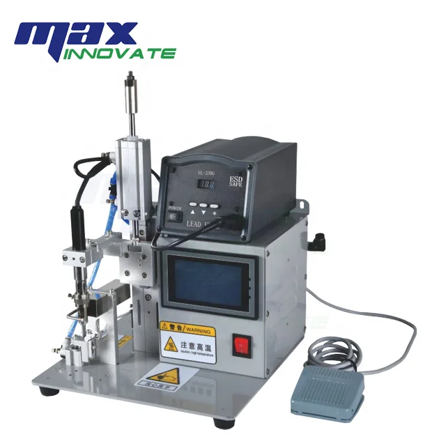 PCB, LED, terminal, switch, socket, and wire butt semi-automatic soldering machine Auto Cable Soldering Machine