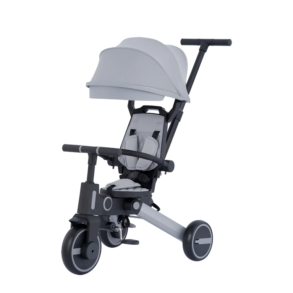 7 In 1 Multifunctional Kid Tricycle With Push Handle Baby Tricycle For Kids With Pedals Kids Tricycle 2024 For 1.5-5 Years Old