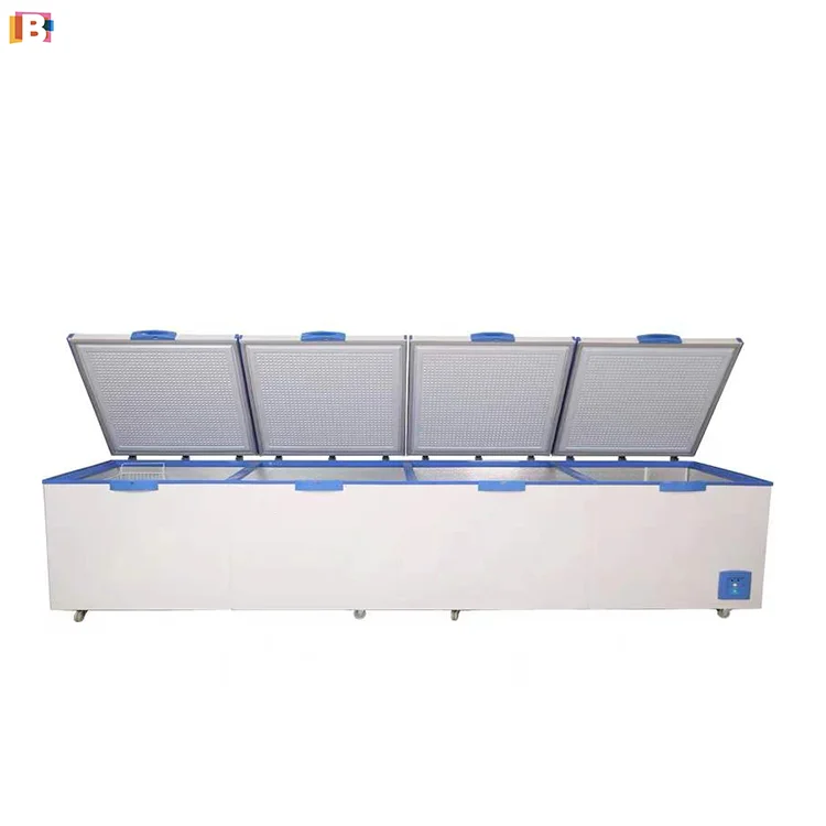 100L~2470L high quality commercial kitchen supermarket equipment commercial freezer