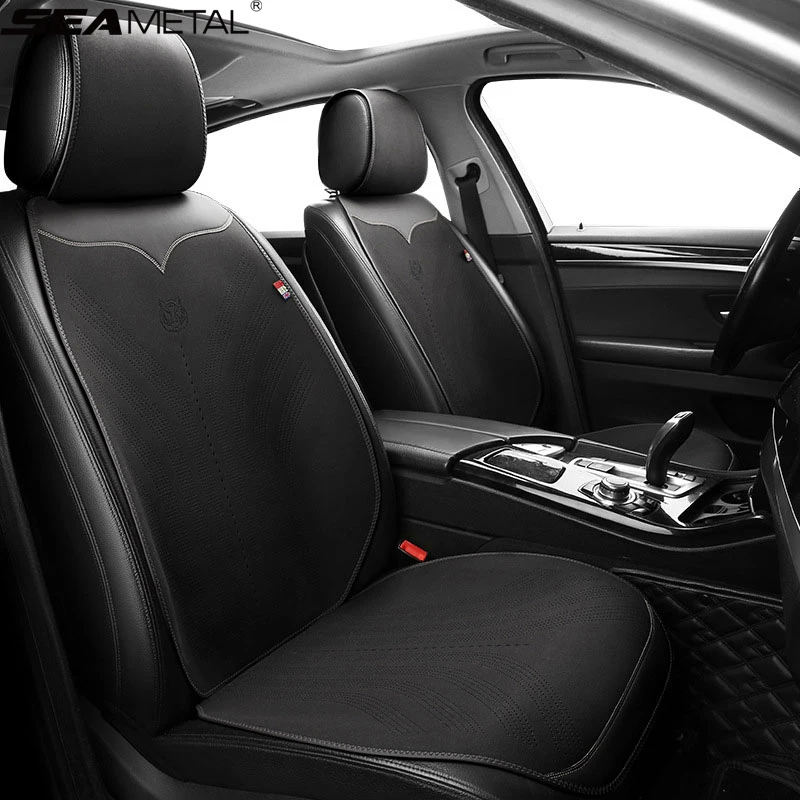 Высококачественные удобные замшевые чехлы SEAMETAL для автомобильных сидений, накидки из кожи наппа, полный комплект чехлов для автомобильных сидений для Audi