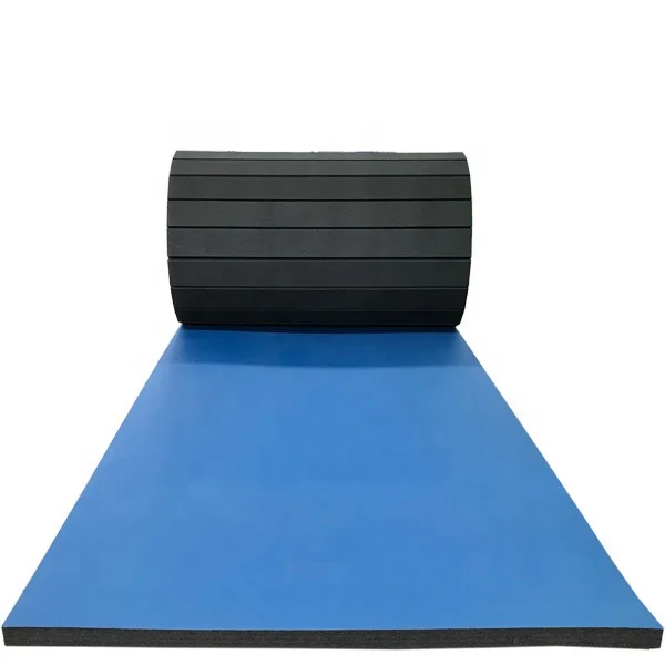 Smooth or Tatami Vinyl Surface Roll Out Mats Jujitsu Flexible Roll Up Martial Arts Mats