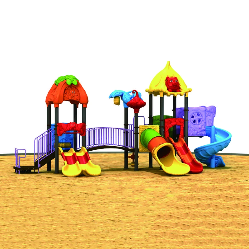 Kindergarten school commercial kids large plastic tunnel slide for outdoor playground equipment