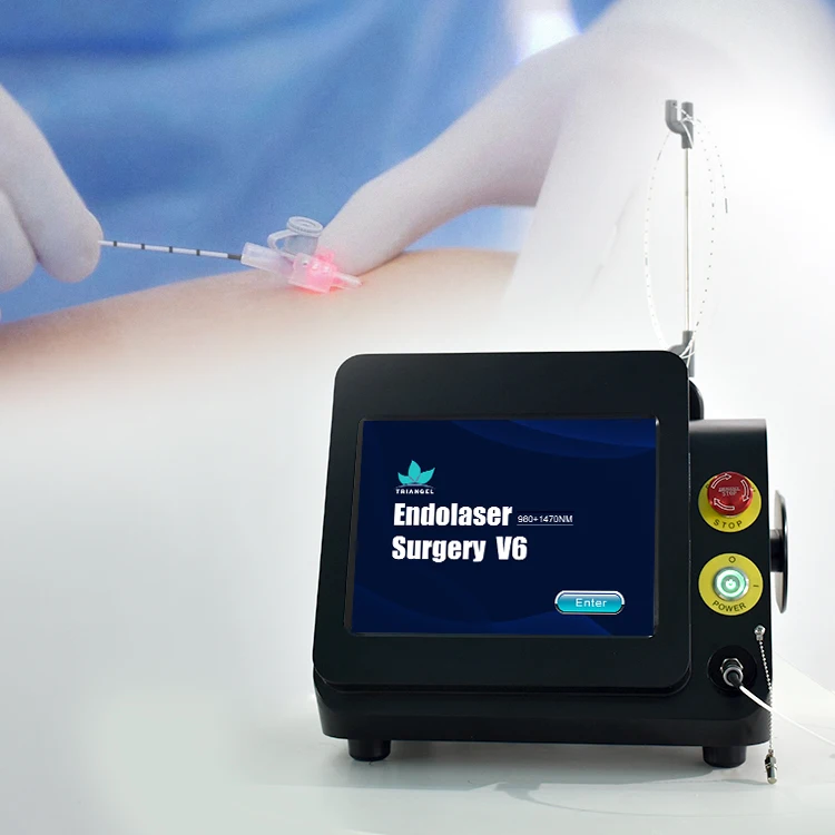 2024 Dual-Wavelength Operation 980nm & 1470nm Shaping Health Blood Vessels EVLT Varicose Veins Treatment doctor use device