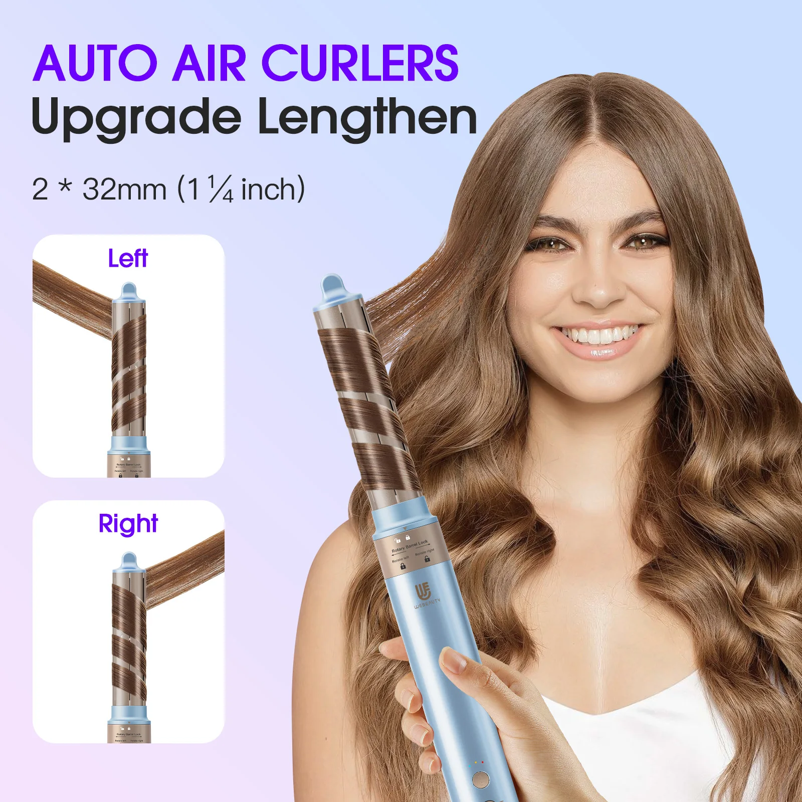7 in 1 hair styler Set Multifunctional Replaceable 105000rpm High Speed Hair Dryer flat Curling iron BLDC hair styler Set