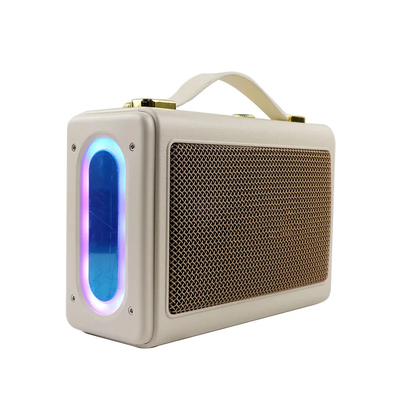 GOODCF 2024 New Wireless Portable Karaoke Speaker Bt 5.3 Rechargeable Microphone Karaoke Outdoor Speaker