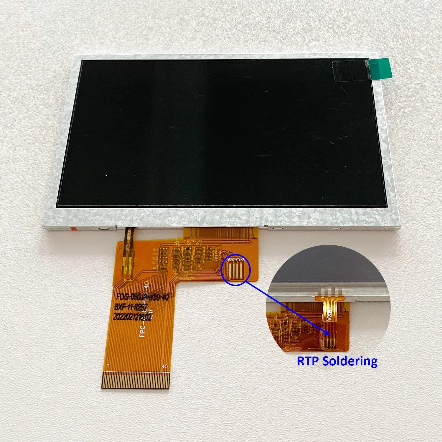 China Factory price 5 inch lcd Screen TN 350 nits 480*272 40pin lcd module RGB lcd display