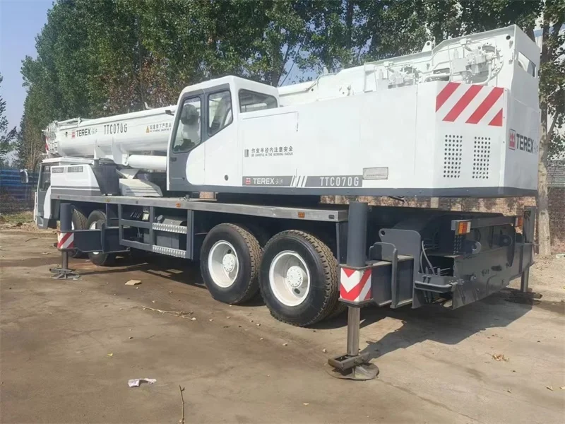 Perfect condition Terex 70 ton 70tons 70t 70 tons cranes/ Terex TTC070G TTC070 C070 used hydraulic mobile truck crane