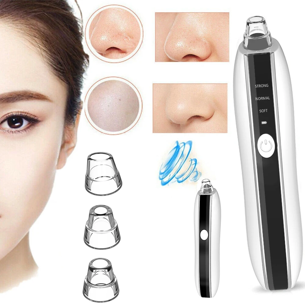 Electric Pore Cleaner Lifting Moisturizing Camera Vibration Face Tool Visual Facial Blackhead Remover Vacuum