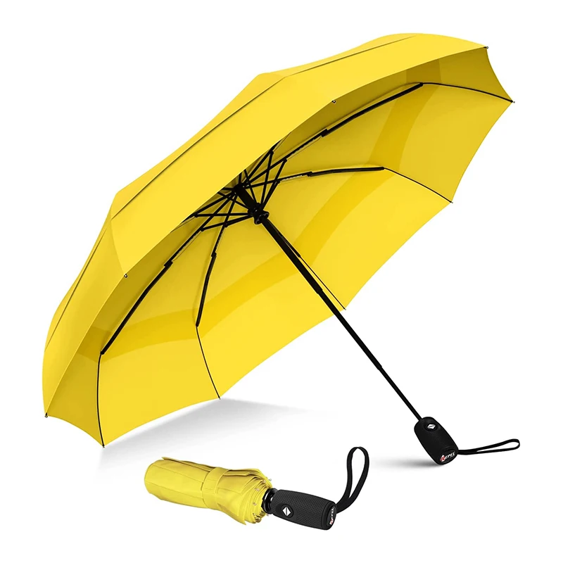 Custom Logo Printing 30inch 190T Uv Protective Auto Open Advertising Golf Rainbow Umbrella