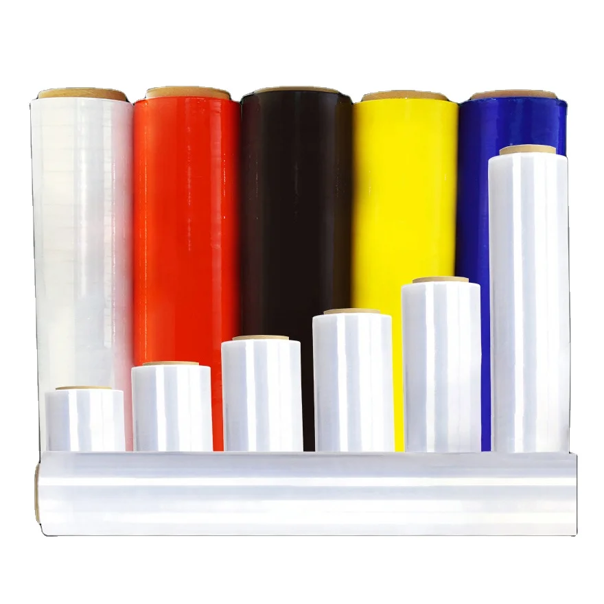 80 Gauge Transparent PE Shrink Film Durable Self-Adhesive Heavy Duty Packaging Adsorption Plastic Tray Supplies Roll Shape