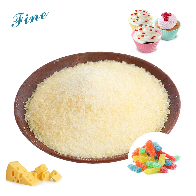 Hot Sale Good Quality Edible Gelatin Raw Material Food Additive For Sale