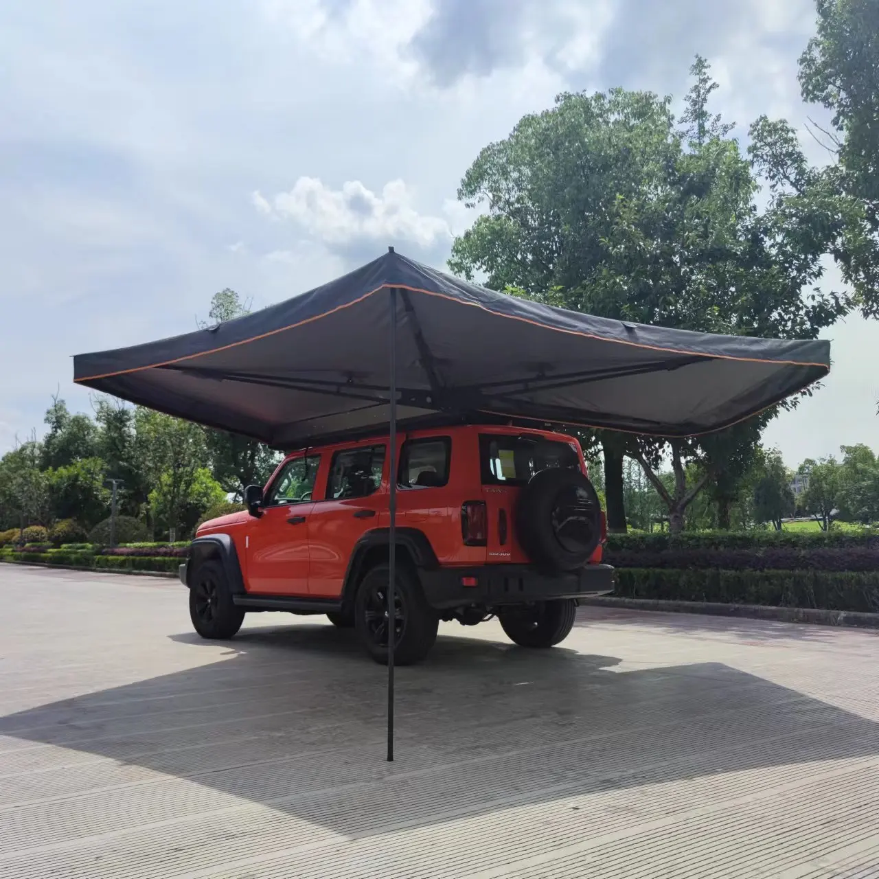 OEM/ODM 4x4 offroad van awning car 270 awning with led support for camping awning 270