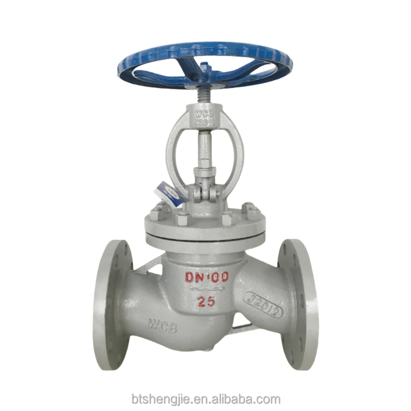 Manual Type Dn15-dn400 Pn16 J41h-16c Manual Operated Cast Iron Bellow Seal Globe Valve