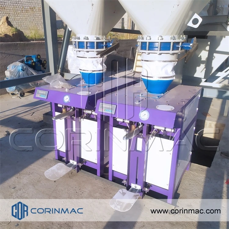 Automatic dry mortar production line