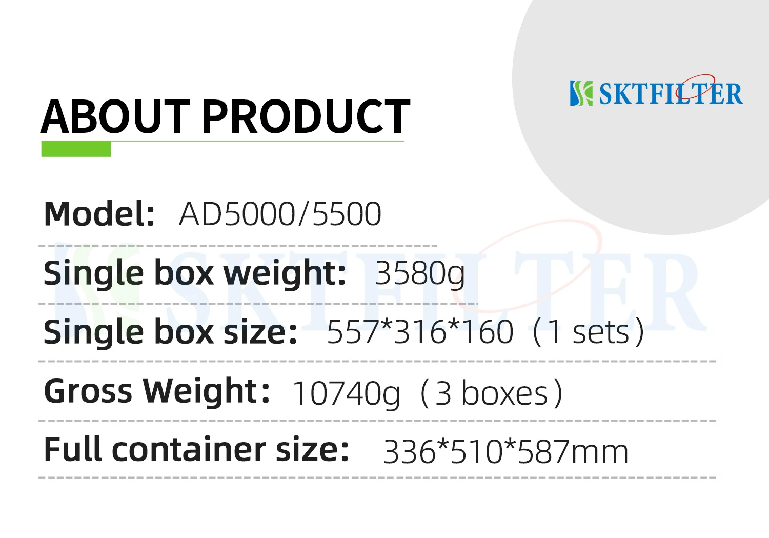 AD5000 Replacement Filter Compatible with AIRDOCTOR AD5500 Purifier Removable Filters of 2 HEPA Filters and 2 Activated Carbon