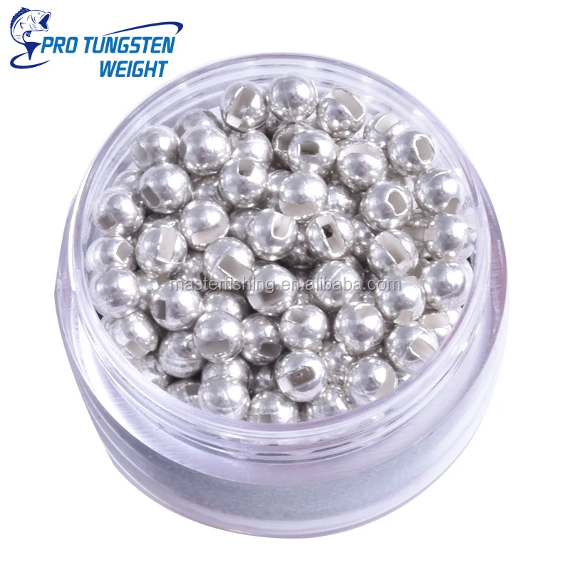 Pro Tungsten Weight Plated Slotted Tungsten Beads Tungsten Fly Tying Beads Bulk 100 For Fly Tying