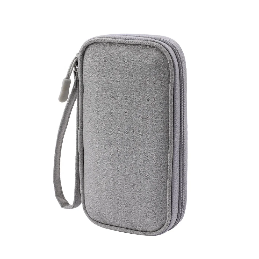 Multifunctional Nylon Fabric Mobile Power U Disk Storage Bag Hard Drive Case Tool Organizer