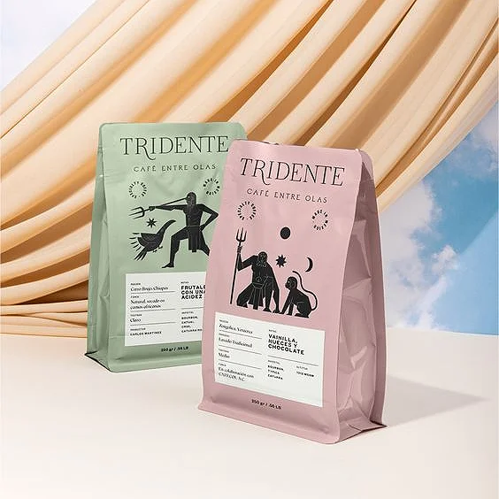 Custom Color Digital Printing 250g Coffee Bean Zip Lock Packaging Pouch Flat Bottom Coffee Bag With Valve Easy Tear Strip Zipper