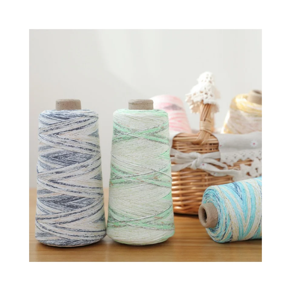 Custom Classic Spring Summer Silk 100% Long Staple Cotton Yarn Crochet Yarn