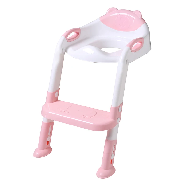 
BabaMama baby toddler plastic potty chair training toilet trainer ladder seat with handle 