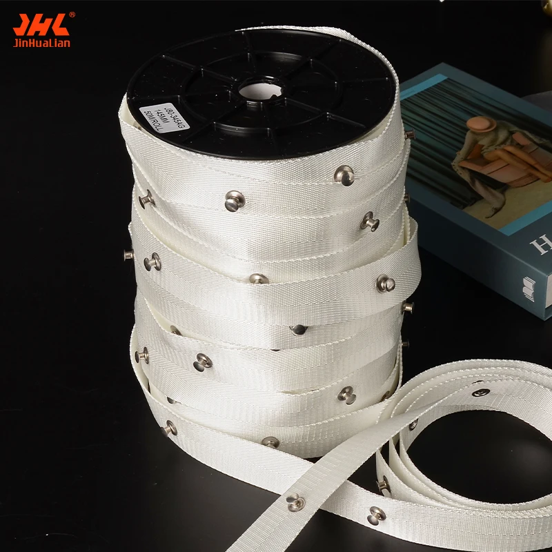 Wholesale High Strength Ripple Fold Curtain Curtain Track Accessories 6cm Width Tape Polyester Wave Curtain Tape