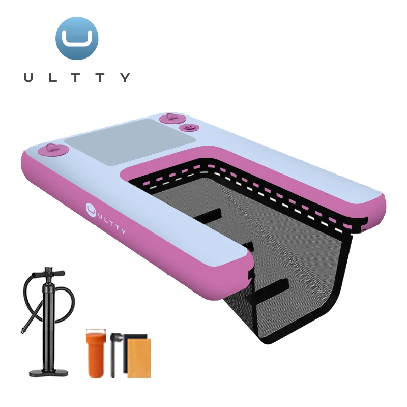 ULTTY Arrival Slip And Slide Inflatable Dog Water Climb Ramp Platform With Non-Slip Pad Inflatable Pup Planks