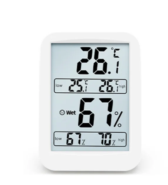 Professional Digital Indoor Electronic Environmental Room Home Max & Min Records Thermometer Hygrometer