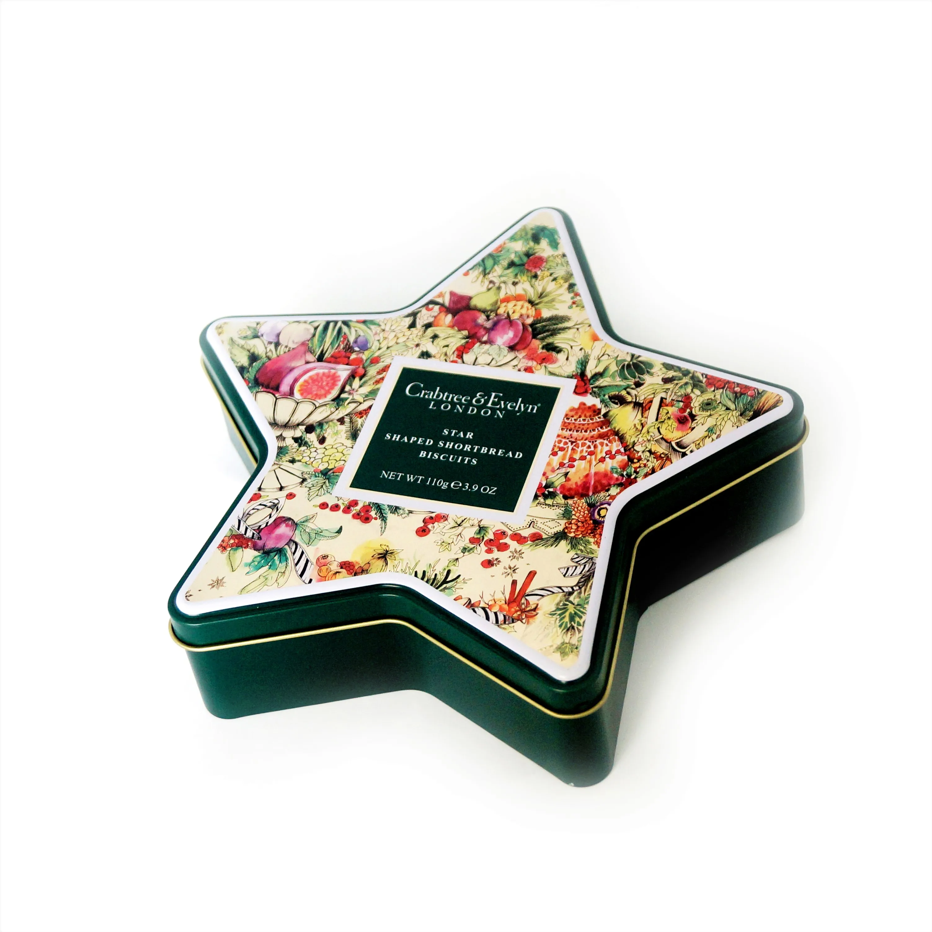 Custom star shape metal tin box with or without transparent window