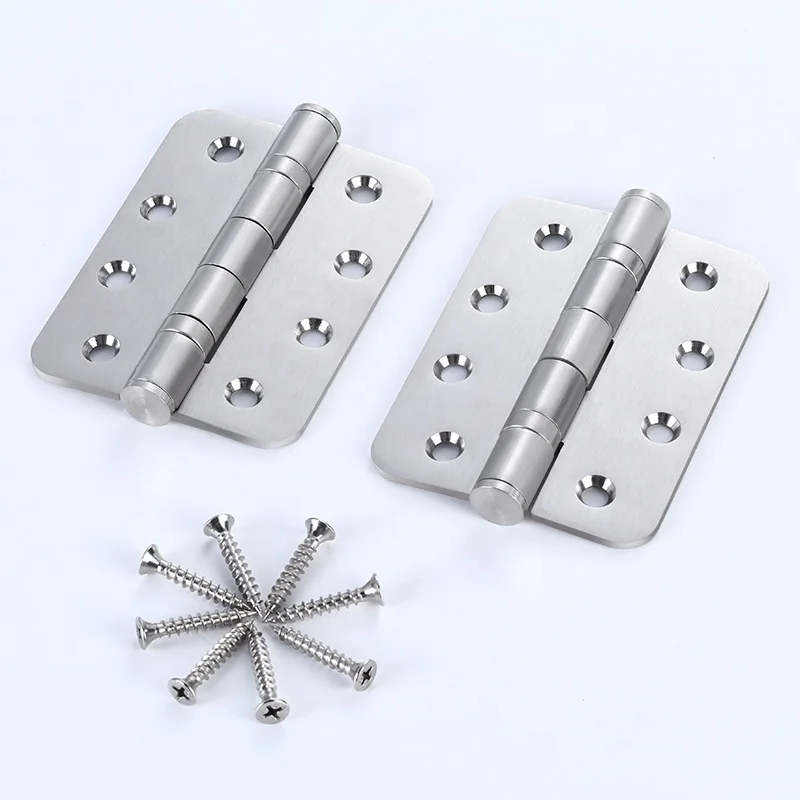 Door  window hinges 4 inch silent butt stainless steel 2bb ball bearing wooden interior door hinges