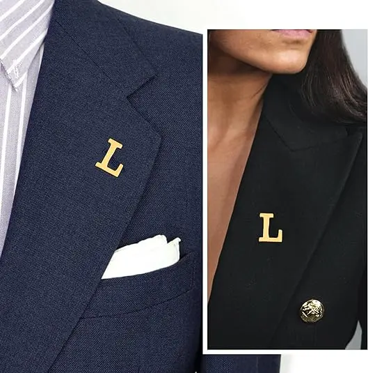GREPAS GIFTS Customization Lapel Pin for Men Women, Brooch Pins for Men Suits
