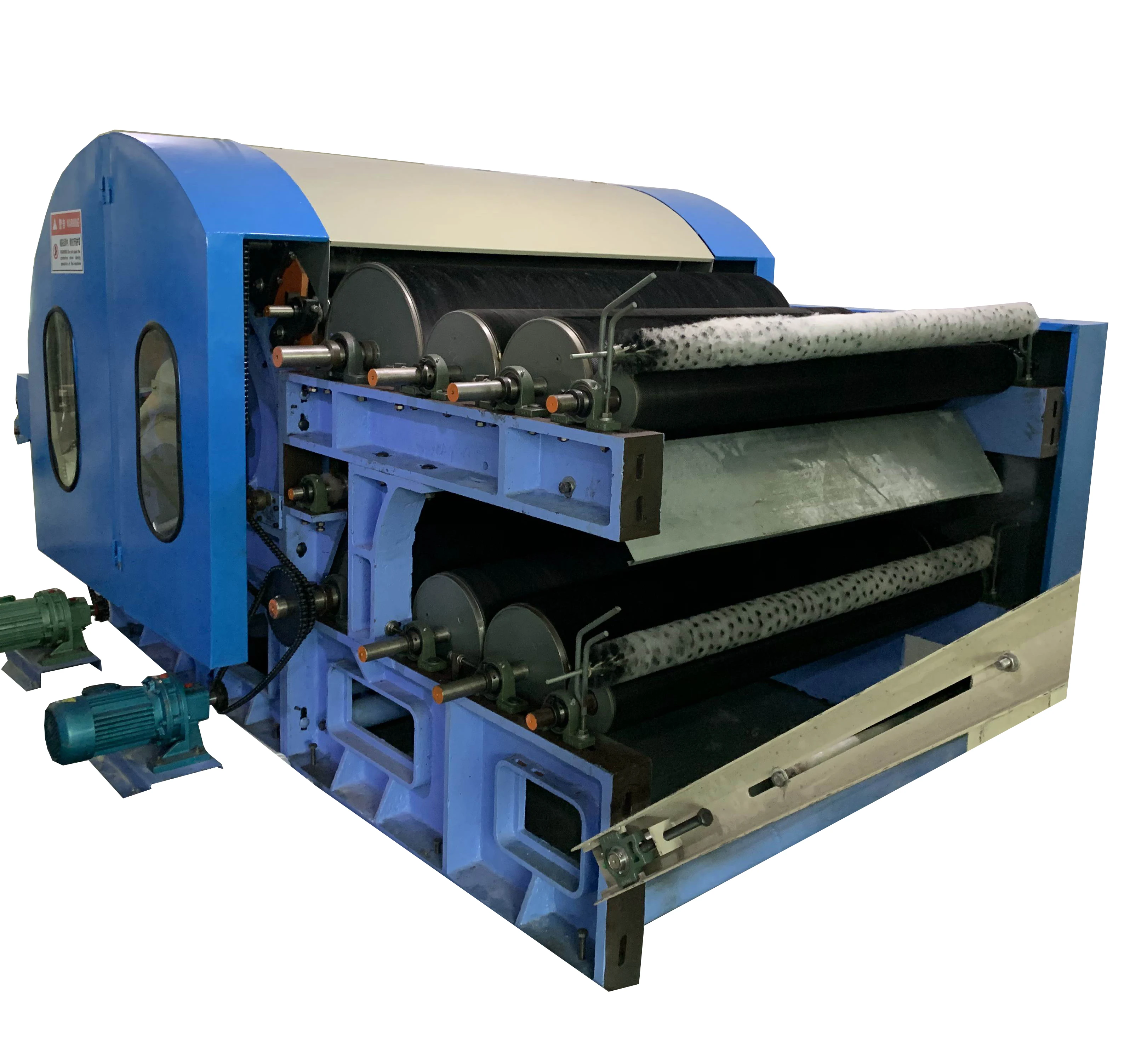 high speed nonwoven polyester staple fiber wadding production line carding machine