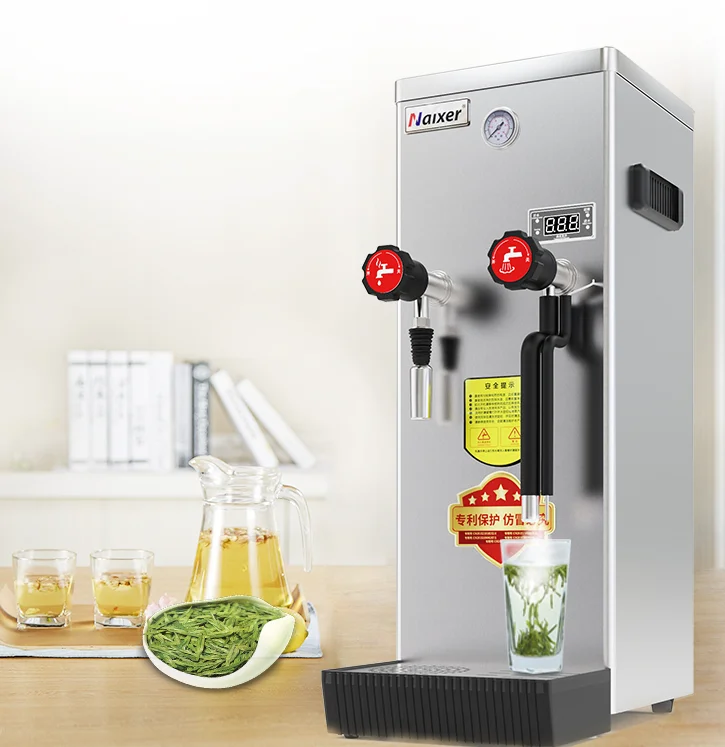 Commercial milk tea shop water boiler double boiler milk foaming milk cover complete set of equipment