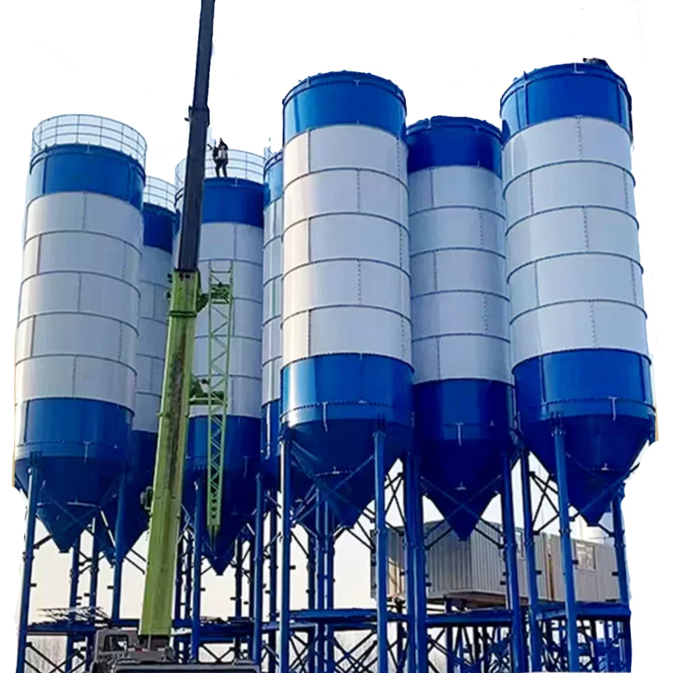 Factory 50 ton to 300 ton bolted Cement Silo fly ash sectional cement storage Powder silos