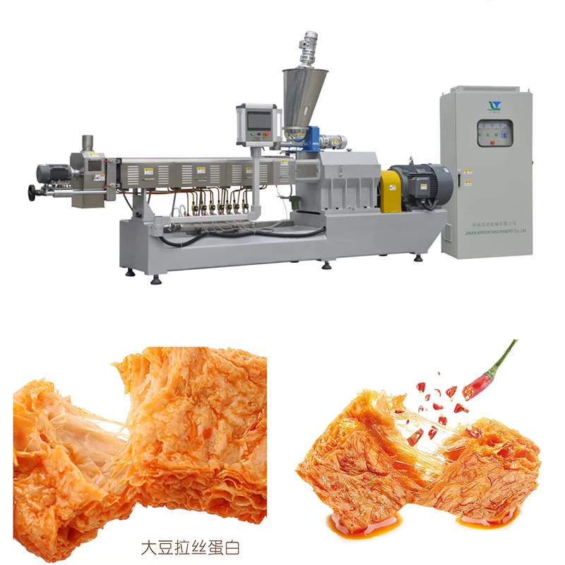 Automatic High Performance Food Twin Screw Extruder Soya Meat Analogues machine