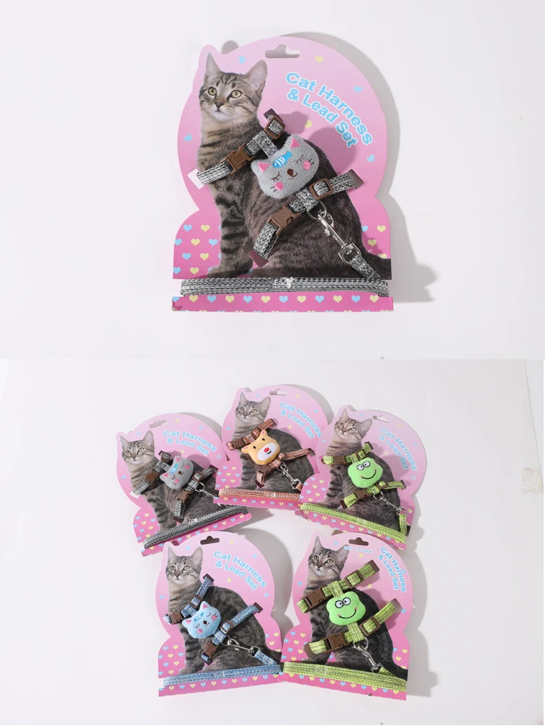 Cartoon doll anti - break cat chest back traction