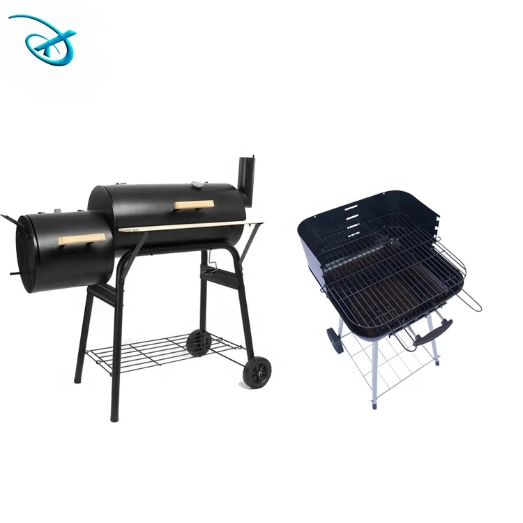 
outdoor camping grill bbq smoker charcoal party oven 