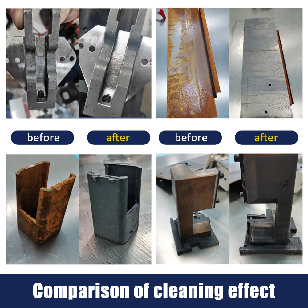 JNKEVO portable 200w 300w pulse laser cleaning machine for wood metal aluminum surface cleaning jpt max laser source