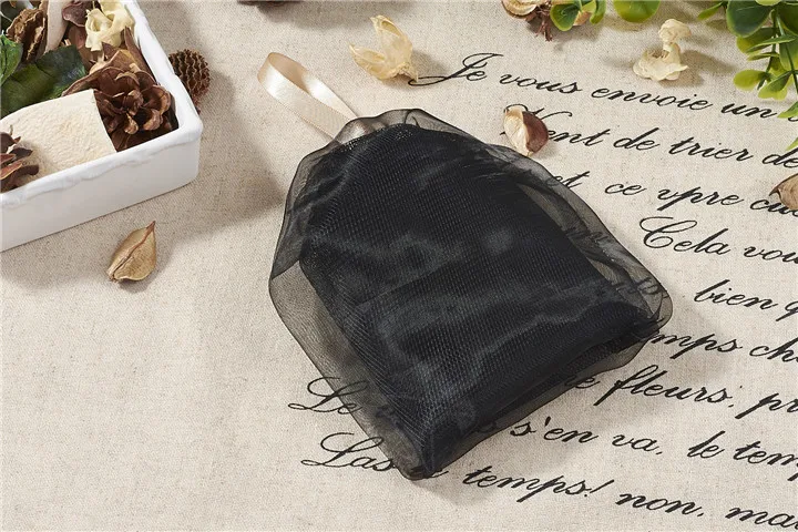 Foaming net facial cleanser PE net for facial cleansing bath soap net bath sponge A95