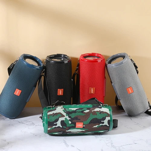 Original Factory TWS Speaker with LED Light Stereo Portable Wireless Outdoor Blue tooth Speaker for Mobile Phone Support TF FM