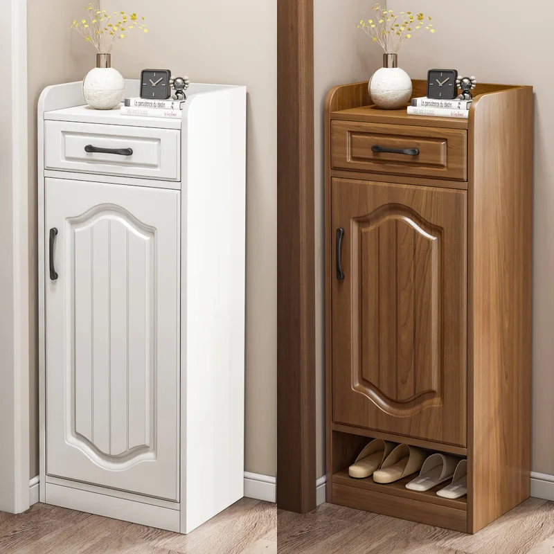 Small Apartment Entrance Shoe Cabinet Hallway Cabinet Narrow Size Simple Modern Household Economical Shoe Storage Rack