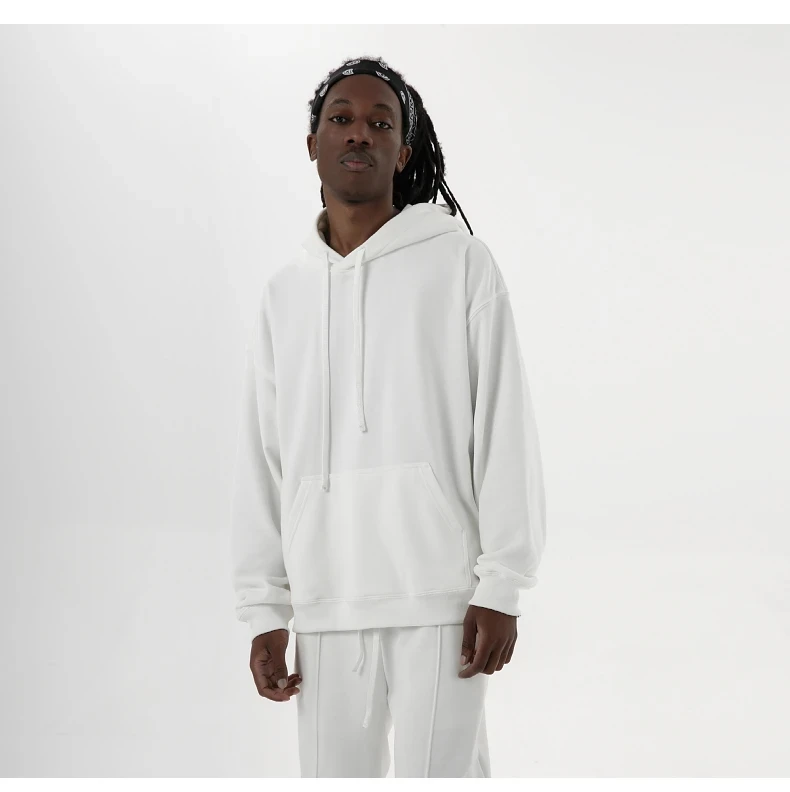 In Stock US size 400 GSM Fleece Hooded Pullover Sweatshirt Premium Clothing for Comfort and Style Thicken winter Hoodies