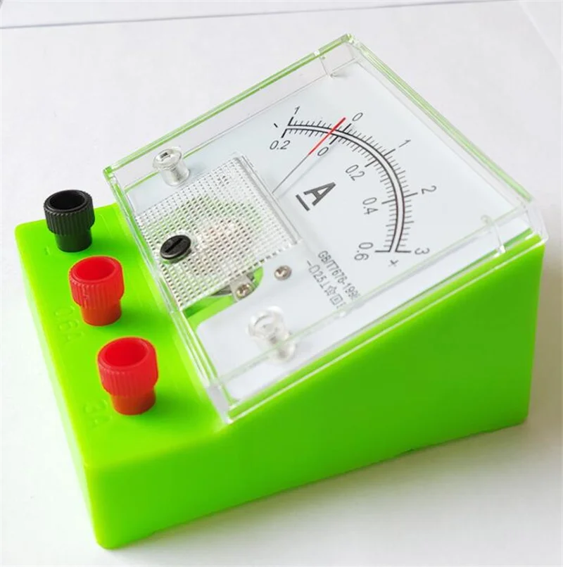 Factory direct selling Physics experiment practical portable transparent 69 sensitive voltmeter ammeter teaching instrument