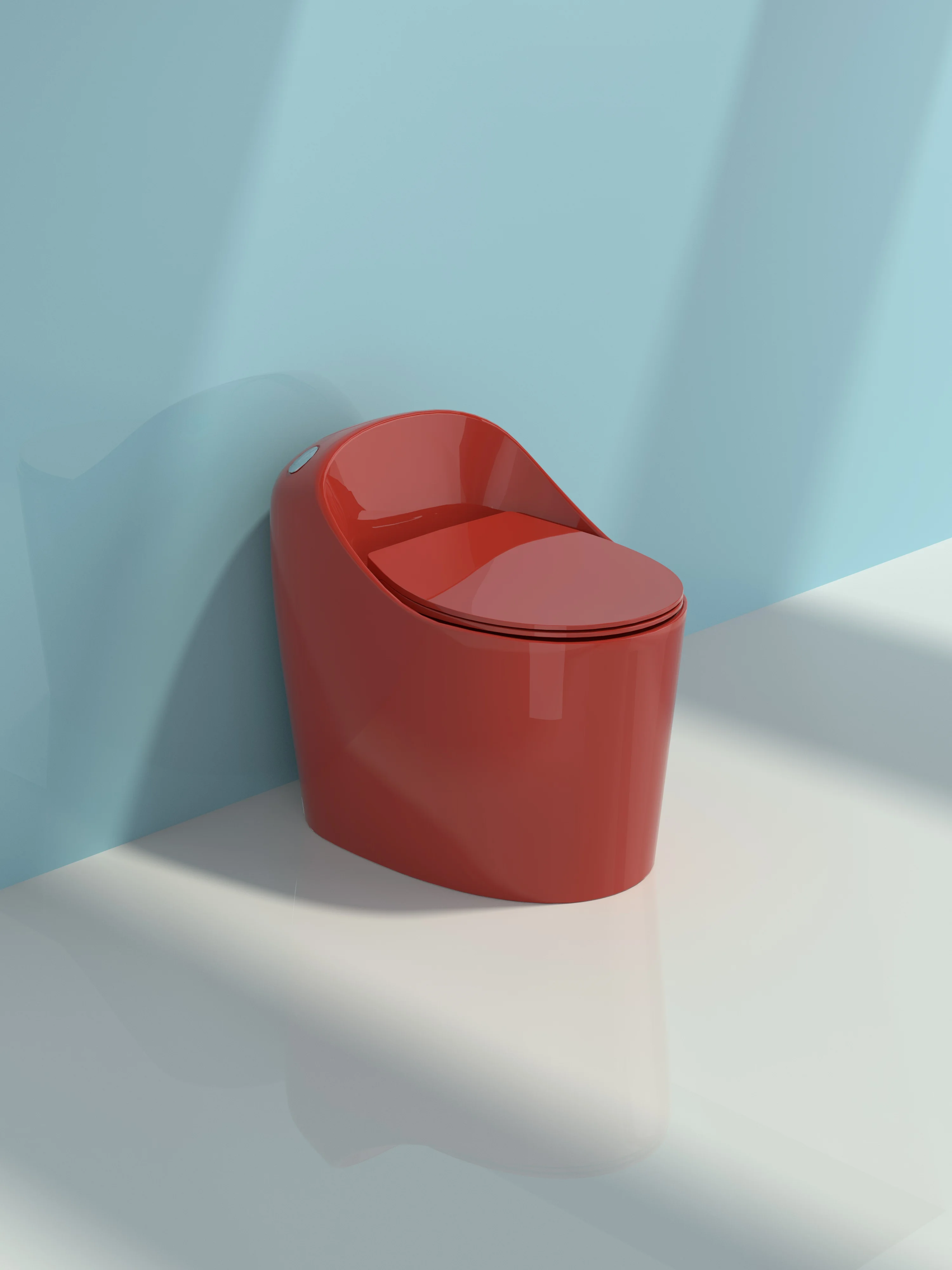 BP High quality modern Hotel sanitary ware porcelain bathroom ceramic round egg shaped one piece matt black color toilet bowl