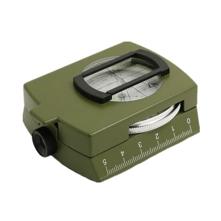 High Quality Pocket Portable Multifunctional Luminous Magnetic Gift Map Ruler Compass for Survival Camping Hiking Boat