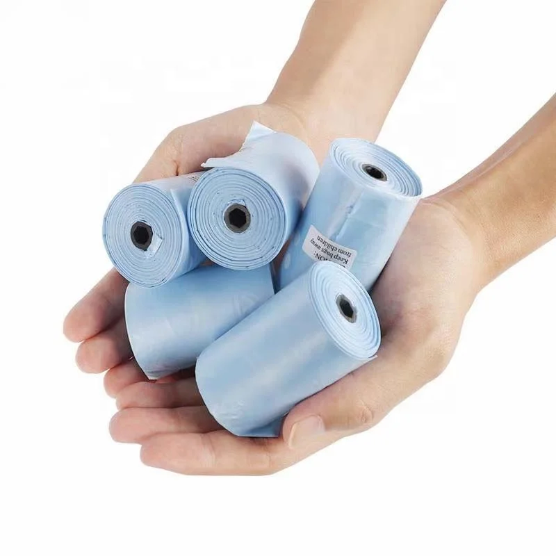 Toilet flushable PVA dog poop bag water soluble biodegradable material
