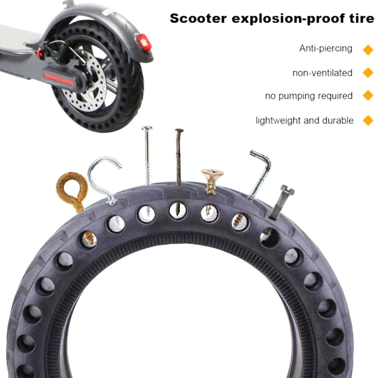 48hours delivery Solid Tire for M365 1S Pro 2 Electric Scooter 8.5' Rubber Honeycomb Tyre for Mijia Mi Scooter 8.5 inches Wheel