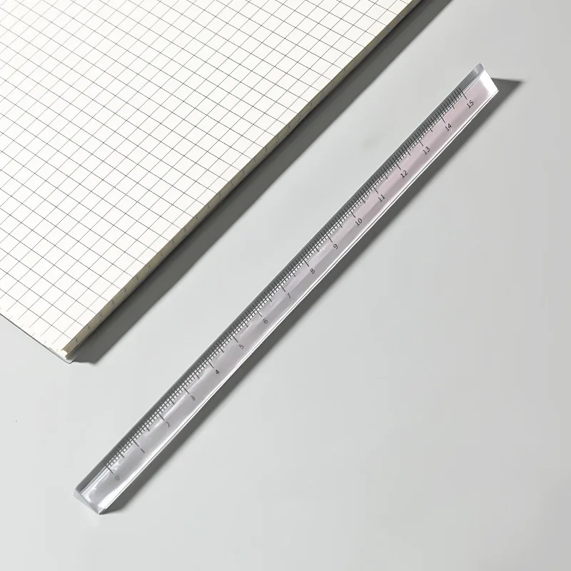Plastic Scale Rulers For School Kids Stationery Drafting Supplies Architectural Scale Triangular Ruler Study Accessories Ruler