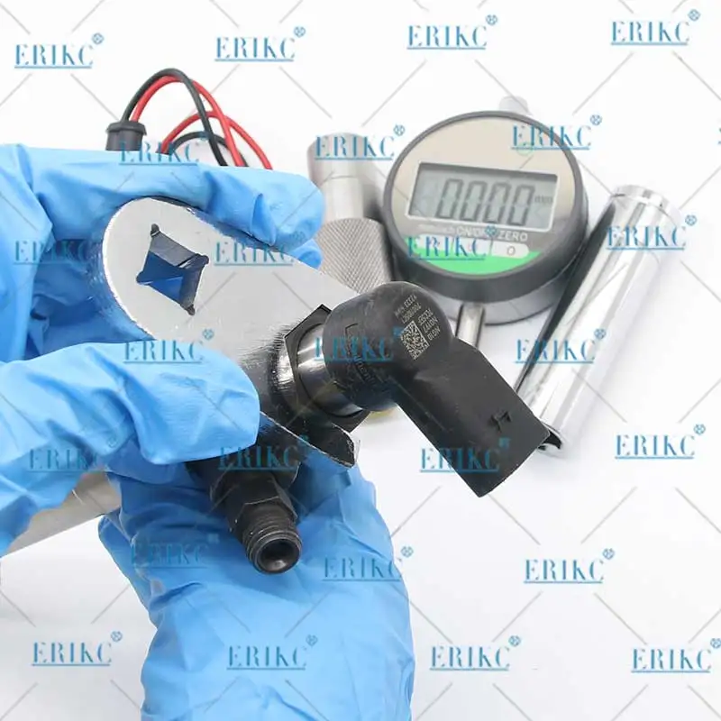 ERIKC diesel injector disassemble repair tools piezo injector disassembly and lift measurement tool set for Siemens E1023613