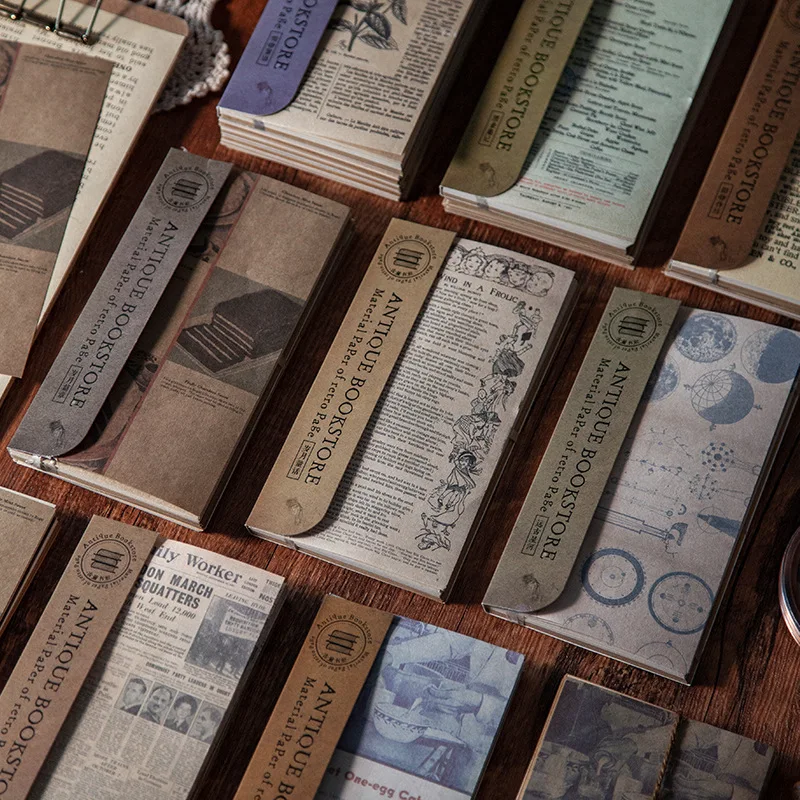 Newspaper Journal Vintage DIY Material Paper Retro Decorative Scrapbook Paper Art Craft DIY Scrapbooking